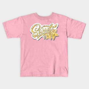 sweet life (yellow text) Kids T-Shirt